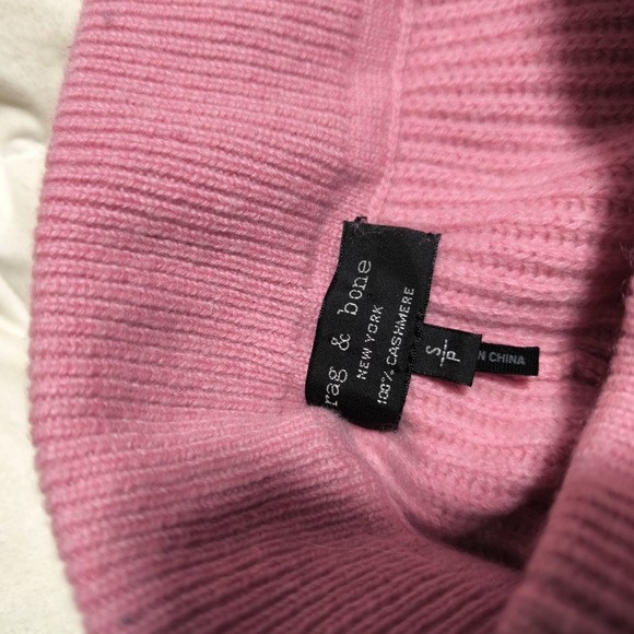 EUC Rag & Bone Pierce Women’s Pink 100% Cashmere Joggers Sz S - Picture 5 of 13